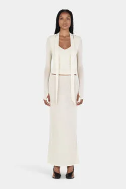 Gerard Wool Skirt Ivory