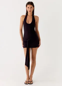 Vedetta Mini Dress - Black