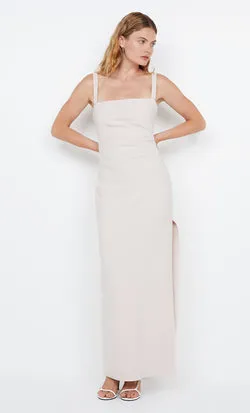 LEORA TUCK MAXI DRESS - VANILLA BEAN