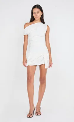 ANGELINA BUBBLE MINI DRESS - IVORY