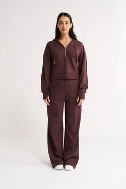 Percy Track Pant Merlot - Final Sale