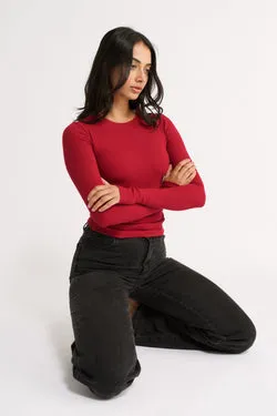 Carina Classic Long Sleeve Currant - Final Sale