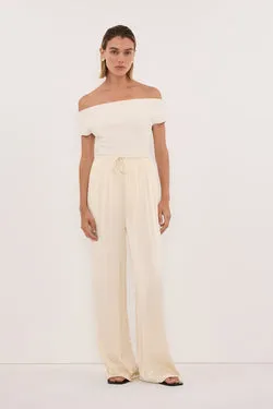 ASTRID PLASTER OFF SHOULDER KNIT TOP