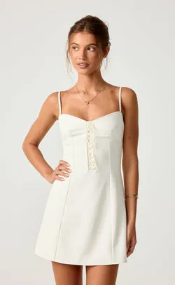 Whirlwind Love Mini Dress (Oat)