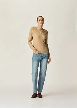 Lucia Spray Knit Beige