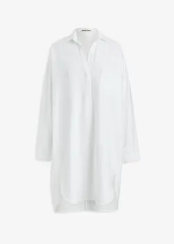 Maya Shirt Dress White