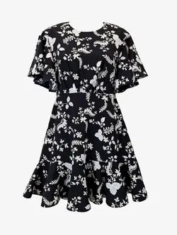 Witchery Blue Night Soft Ruffle Dress Size 4