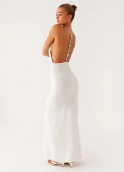 Yalina Knit Maxi Dress - Ivory