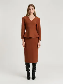 MILANO KNIT PENCIL SKIRT