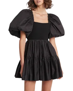 Size 8 | Aje 'Casa' Puff Sleeve Mini Dress