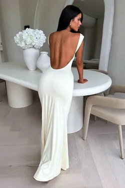 Elai Open Back Maxi Dress - Yellow