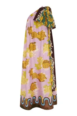 ARNIE SILK MIDI DRESS