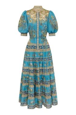 CASSIE TIERED MIDI DRESS