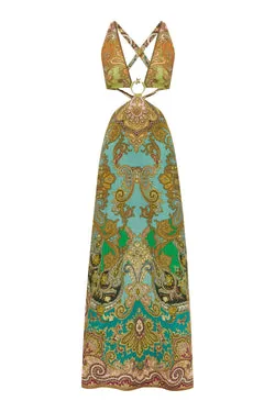 CLEMENZA CUT OUT MIDI DRESS