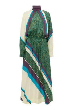 JONI SILK MIDI DRESS