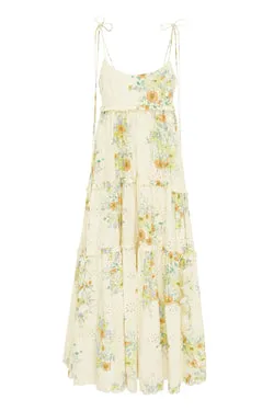 JULIETTE TIERED MIDI DRESS