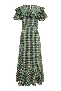 OUTRIDER SEERSUCKER MIDI DRESS