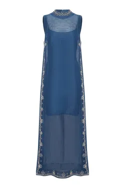 YASMEEN EMBELLISHED MIDI DRESS