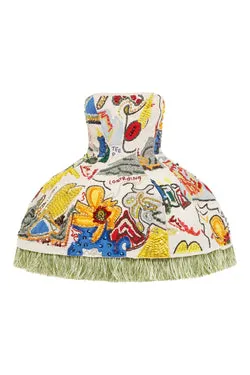 CEREMONY LANTERN MINI DRESS