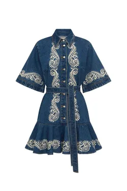 JACONES DENIM MINI DRESS