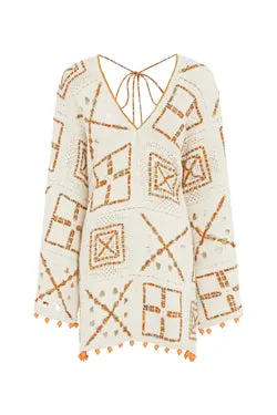 MARVA CROCHET MINI DRESS