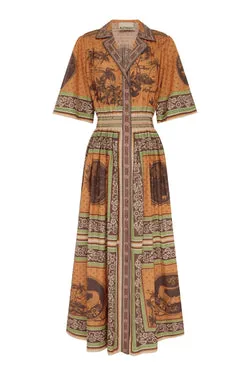 ALBERTA SMOCKED SHIRTDRESS