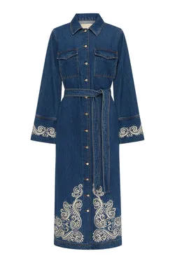 JACONES DENIM SHIRTDRESS