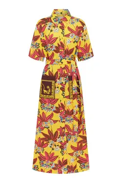 LEO EMBROIDERED SHIRTDRESS