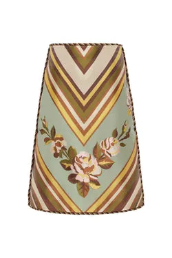 LA ROSA JACQUARD SKIRT