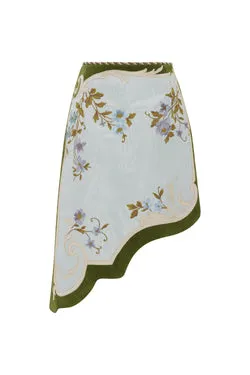 ODESSA EMBROIDERED SKIRT