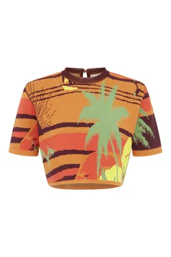 PALM ISLAND KNIT TOP