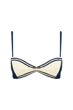 MARINE SMOCKED BRALETTE