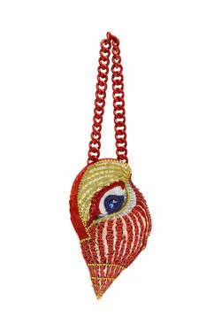 SEA STAR EMBELLISHED SHELL MINI BAG