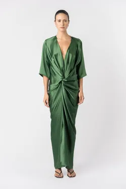 ALEX KIMONO SLEEVE MAXI - MATILDA GREEN