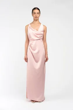 ALINA DRESS IN SLEEK BLUSH