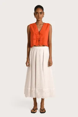 Alva Skirt - White