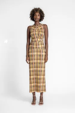 AOKI TANK DRESS - SAFARI