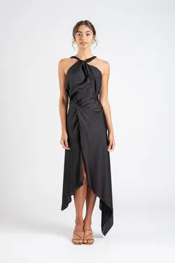 AUDREY DRESS IN BLACK AIR