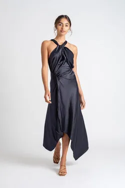 AUDREY DRESS IN NAVY