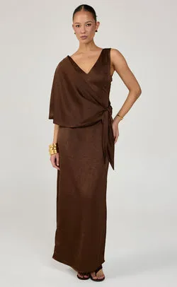Avani Maxi Dress (Light Chocolate)