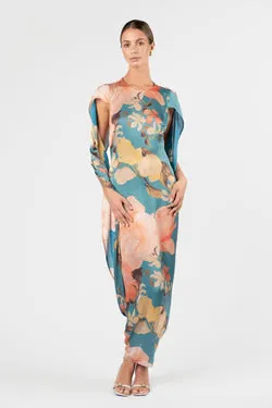 BACKLIT DRESS - LAGOON