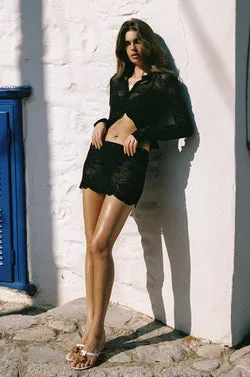 Belinda Skirt | Black Lace