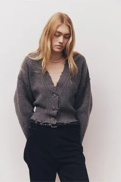 Pepa Cardigan Charcoal Grey
