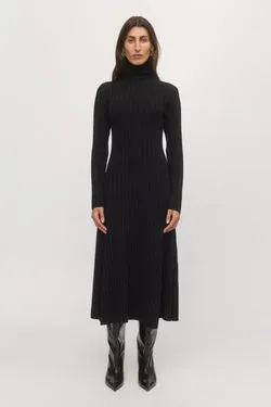 Bowie Merino Dress Midnight