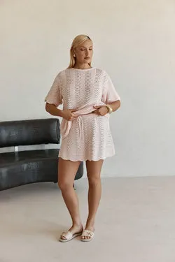 Leah Skirt - Blush