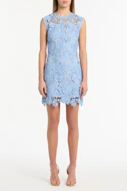 CELESTE 3D LACE SHIFT DRESS