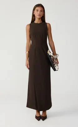 Connor Maxi Dress (Chocolate)