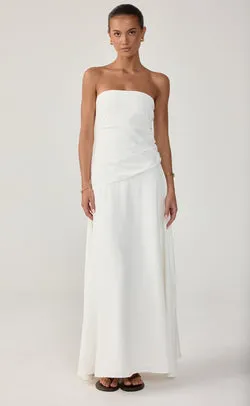 Doria Maxi Dress (White)