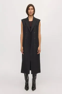 Double Breasted Long Vest