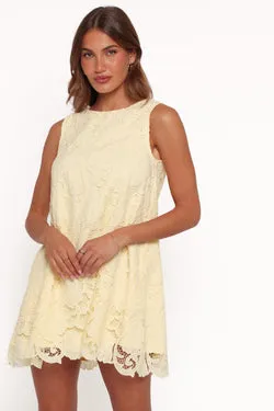 Alastair Mini Dress - Yellow